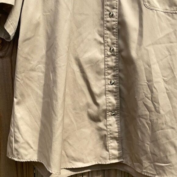 Take 50% OFF- GK Direct Khaki Men’s Shorts Sleeve Shirt, Size-4XL - Picture 4 of 5